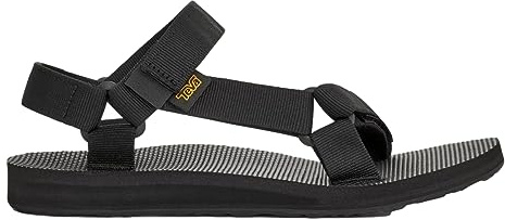 Teva Dam ursprungliga universella öppna tå sandaler, Svart noir noir, 43 EU