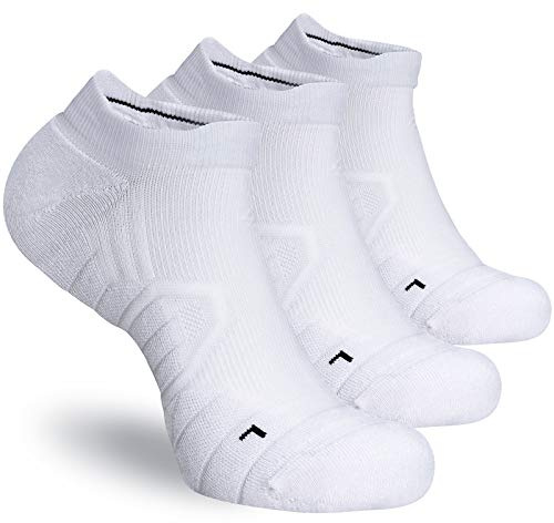 Hylaea No Show Athletic Running Socks for Men Women Youth Compression Low Cut Sports Socks for Gym Workout Tennis Walking Golf Cushion Tab