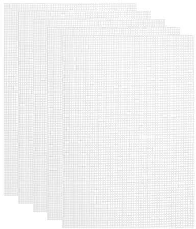 uxcell 11.2 x 7.9 Silicone Dehydrator Sheets, 5 Pcs Non-Stick Dehydrator Drying Mesh Reusable Fruit Dryer Mat for Food Dehydrator Fruit Dryer, White