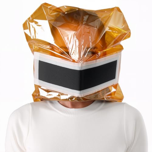 Ougist SH-01 Fire Smoke Mask | 95% PM2.5 Filtration | 30-Min Emergency Escape for Adults/Kids 8+ | Aerospace Seal Tech & 3s Quick-Fit | Home/Office/Public Safety-1 Pack