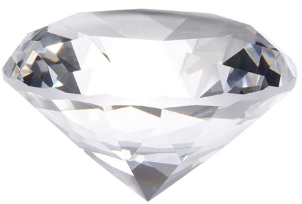 sourcing map Briefbeschwerer aus klarem Kristall, 60 mm, künstlicher Diamant, funkelnder Kristall, Schmuck, Schmucksteine, Briefbeschwerer, Dekoration für Geburtstag, Geschenk, Partys, Hochzeit,