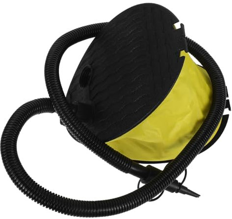 Ciieeo Balg Fußpumpe Aus Strapazierfähigem Material Mit 3 Adaptern Fußbetrieben Für Camping Und Luftbetten Kompakt Und Leicht Zu Tragen