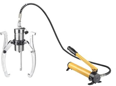 Lagerabzieher Set, 50 Tonnen/49.9 kg, 2- oder 3-Backen Hydraulischer Zahnradabzieher mit Handpumpe, Split-Lagerabzieher für Langstrecken