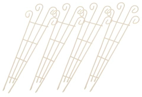 UKCOCO 4 Pièces Support de Plantes Grimpantes Treillis pour Plantes Pot Treillis Décoratif de Jardin pour Réduits Intérieur