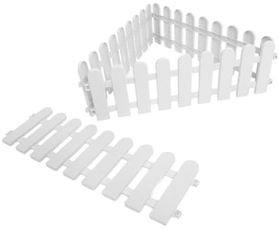 Toyvian 4pcs Tortoise Enclosure Outdoor Plastic Fence for Reptile Isolation Panels Use Pet Safety Turtle Enclosure
