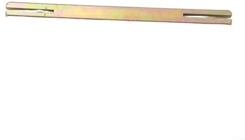 babominimer 8mm Galvanised Iron Square Spindle 85-130mm, Long lasting Door Handle Replacement Pin with Notched Ends for Secure Fit, Compatible with Various Lever Handles and(120mm)