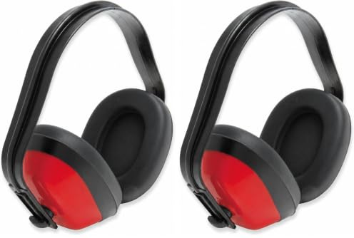 Blackrock 1 paire de casques anti-bruit SNR 25 27 30 dB - Protection contre le bruit - Confortable, pliable - Jaune et orange