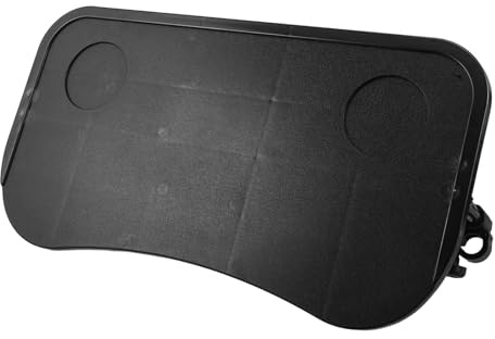 ARTSEWPLY Plateau Amovible pour Fauteuil Roulant en Plastique ABS Solide Dimensions 513 X 274 X 25 CM avec Porte-Gobelet Antidérapant Table d'Appoint pour Repas et Activités