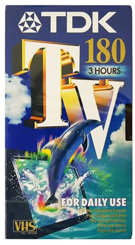 TDK E180 TV Cassette VHS vierge