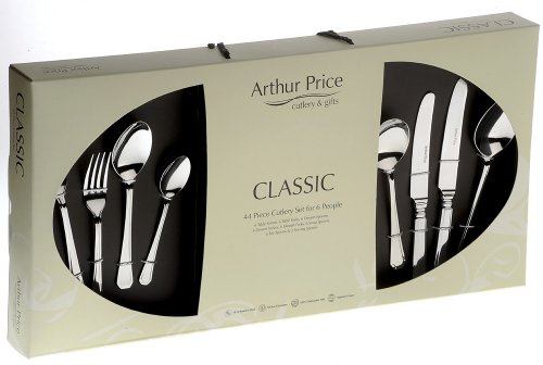 Arthur Price Classic Grecian 44 Piece Cutlery Gift Box