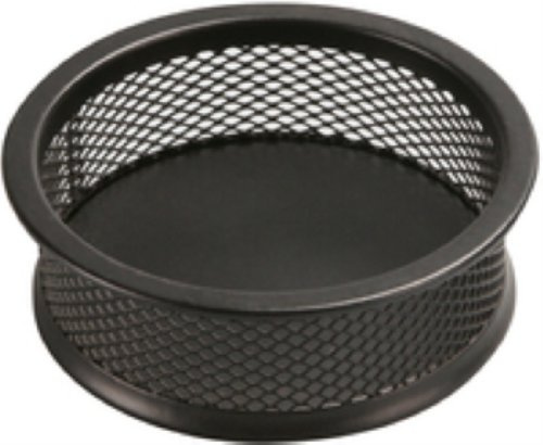 Büroklammernbox Q-CONNECT Office Set Aus Metall Schwarz / / Typ-Auf Schreibtisch/Art-Für Büroklammern/Material-Metall/Farbe-Schwarz/Abmessungen (mm)-32x90