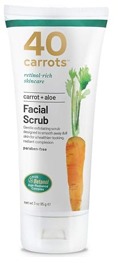 40 Carrots carota aloe scrub viso - migliorare il tono della pelle, struttura e chiarezza, per più morbida, più luminoso della pelle
