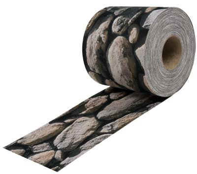 Zaundruck Sichtschutzstreifen Polyester - nachhaltiger Sichtschutz für Doppelstabmattenzaun - Motiv Windschutz 26 m x 19 cm - Sichtschutz-Rolle - Algarve