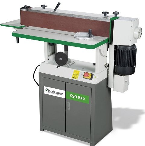 HOLZKRAFT Levigatrice A Nastro Oscillante 400 V - Modello KSO 850 - Dimensioni 1430x600x1250 Mm
