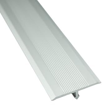 Alu T-Profil Übergangsschiene Übergangsprofil Laminat 2,7m 40mm silber | Für saubere Übergänge zwischen Fliesen, Laminat und Bodenbelägen, 8mm Übergangshöhe, 2,7m, Aluminium, matt, silber