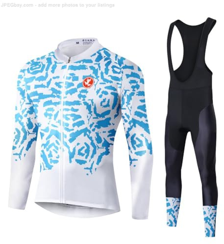 UGLY FROG New Bike Wear Radsport Bekleidung Kit Herren Winter Fleece Warm Long Sleeve Trikots & Shirts Rennrad Trikot Set Herren Team Radtrikot Langarm & Hosen Jersey Anzug DEHSCX05