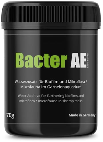 GlasGarten Bacter AE | 70g – Premium Wasserzusatz mit Mikroorganismen, verbesserte Wasserqualität & natürlicher Biofilm für gutes Mikroklima im Aquarium