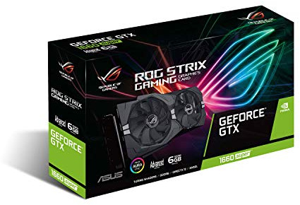 ASUS ROG Strix GeForce GTX 1660 Super Advanced Edition - Tarjeta Gráfica (Memoria GDDR6, Ventiladores Axial-Tech, DirectCU II, Auto-Extreme, FanConnect II)