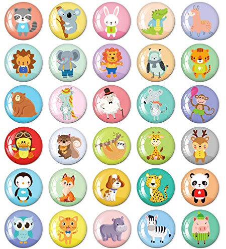 MORCART Tier-Kühlschrankmagnete für Kühlschrank, Spinde, niedliche lustige Magnete Küche, Schule, Schränke, Klassenzimmer, Whiteboard, Büro, Kabine, dekorative Magnete, Geschenke Erwachsene und Kinder