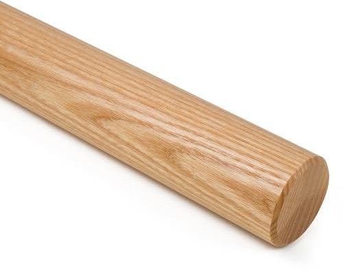 Sport-Thieme Ballettstange in Standardlängen | Für Ballettunterricht | 2,0 ; 2,5 ; 3,0 m länge | Bruchsicher | Fasen und Linsenrundungen | Esche | 40 mm | Fein geschliffen | 1,3 kg