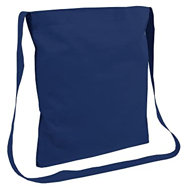 Artexia Shopper Tasche mit Reißverschluss - The Tote Bag Damen und Herren Mit Langem Henkel - ökologische Beuteltasche Damen Women's Totes Shopper Damen Groß Cord Tasche (Navy)