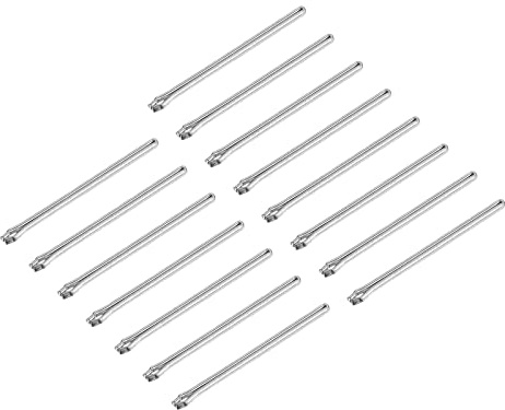 sourcing map 15 Stück Uhrenarmband Glieder Splinte Sortiment 22mm Edelstahl 1mm Durchm. Uhrenarmbandstangen Splint für Uhrenbändern Reparatur Silber Ton | Sortiment, Uhrenarmbandstangen Splint, Edelstahl, 1mm Durchm., Für Uhrenbändern Reparatur