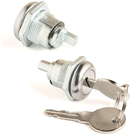 Tool Box Locks with Keys, 2 Pack Keys Alike 5/8 Inch Lock Cylinder, Tool Box Lock Replacement for Flush Mounted T Handle Tool Box, Ute.