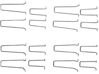 Nesbel - Spüren Sie die Reinheit? Blumenkastenhalter Pflanzkastenhalter für Doppelstab Gitter Gabionen Hochbeete, Set Größe:4 er Set