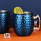 Faizee Möbel Moscow Mule Gobelet Bleu 500 ml Tasse en cuivre faite à la main Moscou Mule Tasse en cuivre