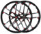 26-zoll-fahrrad-laufradsatz (hinterrad + Vorderrad), Mtb-laufrad, Fahrradfelgen, Fahrrad-laufradsatz, Fahrradräder, Magnesiumlegierung, Schnellspanner, Scheibenbremse, Hybrid 8 9 10 11 Geschw(Color:A)