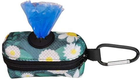 Generisch Kotbeutelhalter für Leinen, Hundekotbeutelspender | Tragbarer Rollenhalter mit Grafikdruck | 1 Stück Kotbeutelhalter für Hundekotbeutel, Hundekotbeutel für Reisen, Wandern im Freien