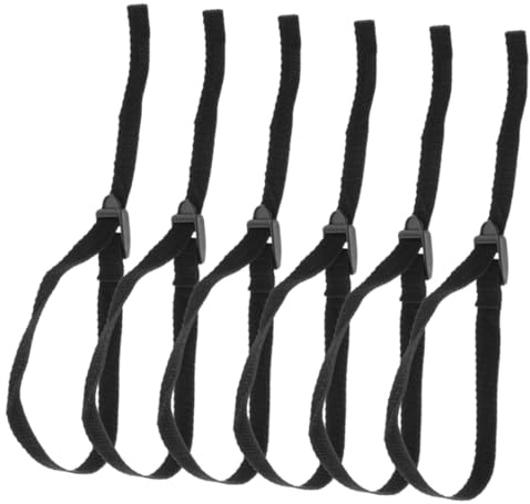 Toyvian 6pièces Dragonnes De Remplacement pour Bâtons De Ski Et Canne Sangles Ajustables Confortables pour Poignet