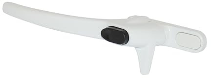 Kooples Hardware Non Locking Window Handle Left Hand – Durable Easy Fit Window Fitting – Fixings Included (White, 21mm)
