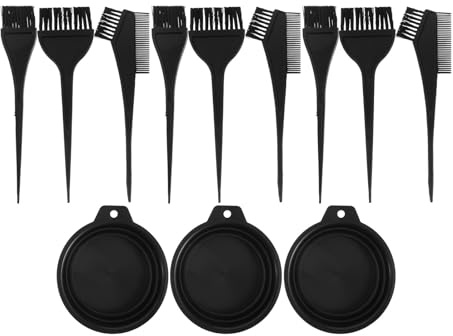Ipetboom 3ensembles Kit de Coloration Cheveux avec Pinceau et Bol Mélangeur Peigne pour Application Facile et Usage Professionnel