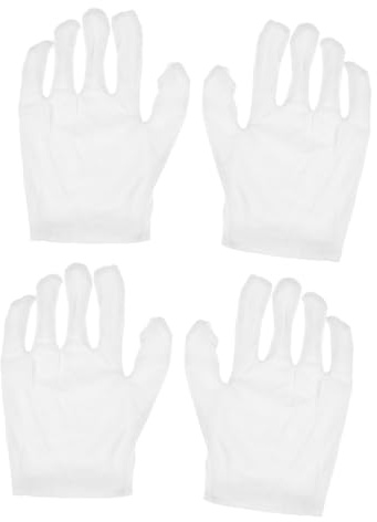 HONITANO 2 paires Exfoliants Hydratants Coton Doux Soin des Mains pour Peau Sèche et Sensible pour Gommage et Hydratation Quotidienne