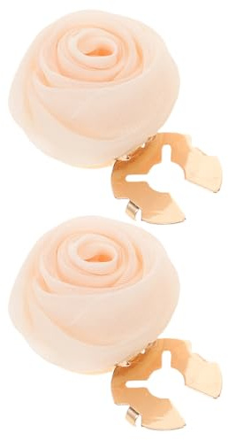 ibasenice Gemelos de Camisa de Vestir Cubiertas de Botones en Forma de Rosa, 1 Par, Accesorios Decorativos para Ropa Formal, Joyas de Botones para Camisas y Eventos Elegantes