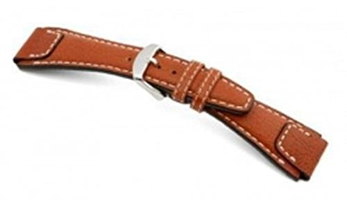 Rios 1931 Uhrenarmband Nature Medium Cognac Stegbreite 22 mm RIO-63-06-22