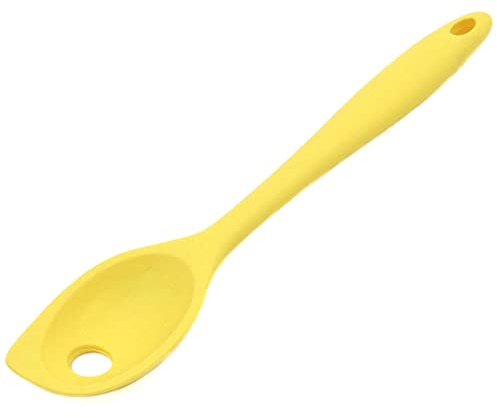 Chef Craft Premium Silicone Mixing Spoon, 11 inch, Yellow