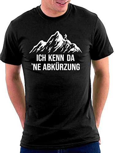 Lustige Sprüche Statement Wandern Hobby Ich Kenn da ne Abkürzung T-Shirt