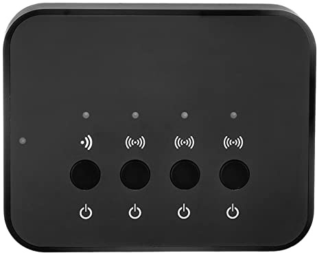 BW-107 4.0 Bluetooth Stereo Audio Adapter - 3 Geräte Bluetooth Transmitter Empfänger für Heimlautsprecher, TV, Telefone, Notebook, PC - 5-8M