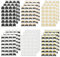 Hocadrv 432 Stücke/18 Blatt Fotoecken Selbstklebend für Fotoalbum, 6 Farben Foto Ecken Klebe, Fotoecken für DIY-Sammelalbum, Fotoalbum, Tagebuch Dekoration
