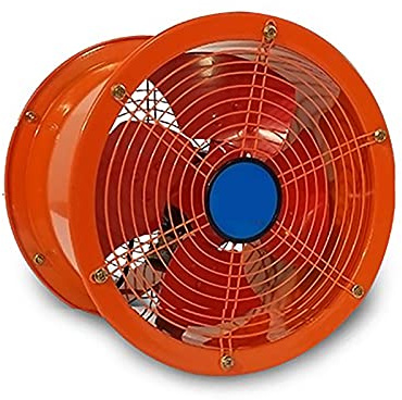 12 inch Exhaust Fan Explosion Proof Inline Duct Fan Blower for Extraction Ventilation for Grow Tents Hydroponics Industrial Residential Basement Home Workshops Bathroom (B)