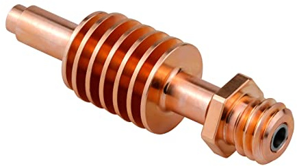 Upgrade Dragon Hotend V2 Heatbreak Core Titanium Copper Standard Flow Feeding Tube Repair Parts High Temperature Compatible with Voron Prusa MK3 3D Printer Phaetus Dragon New SF V2.0 (SF heatbreak)