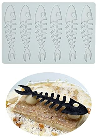Silikonform in Hummerform, Spitze, Schokolade, Süßigkeiten, 3D, hohl, Fischgrätenform, Lebensmittel, Kochen, Mahlzeiten, Dekorationen, Fondantform, Polymer-Tonformen (B_6.4x4.4x0.3 cm)