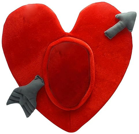 ISAKEN Amor Bogen und Pfeil Hut Lustige Hut Party Kostüm Partyhüte Rotes Herz Hut Urlaub Cosplay Mütze Kopfbedeckung Neujahr Geburtstag Ostern Karneval Fasching Foto Requisiten Partydekoration