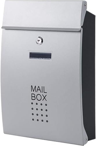 Briefkästen im Freien, Briefkasten mit abschließbarem Briefkasten, Büro-Drop-Kommentar-Briefablage, an der Wand hängender, gesicherter Dokumentenkasten-Briefkasten