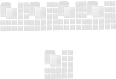 VALICLUD 150stücke Halbtransparente Schmuck Aufbewahrungstaschen Papier Wasserdichte Beutel Für Ohrringe Ringe Und Kleine Accessoires Praktische Organizer Für Schmuck Und