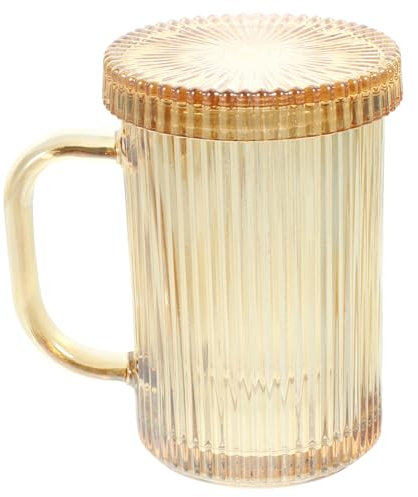 Alipis Tazza Trasparente in Vetro Tazza Da Semplice Adatta Per Conservare Latte Frutta Secca Latte Soia Succhi Frutta