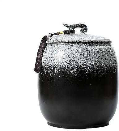 porta tè Set da tè Kung Fu Grande barattolo di tenuta in ceramica Barattolo for torte da tè Barattolo da cucina Organizzatore da cucina Contenitori for tè in foglie sfuse scatola per tè in ceramica