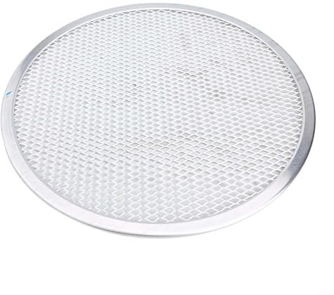 BlissfulAbode Teglia da forno per pizza da 28 cm con finitura anodizzata per resistenza (28 cm)